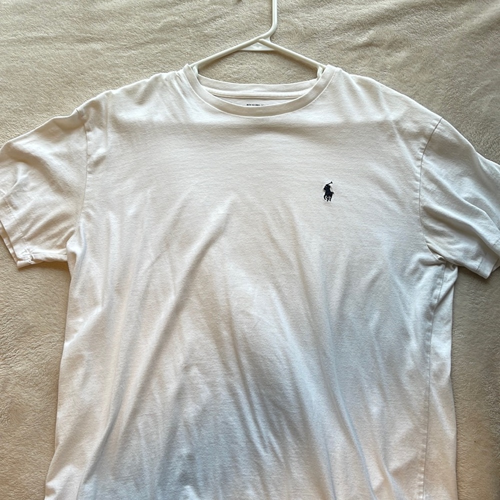 Polo Ralph Lauren white t shirt size medium